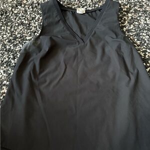 a new day Black V-Neck Tank Top